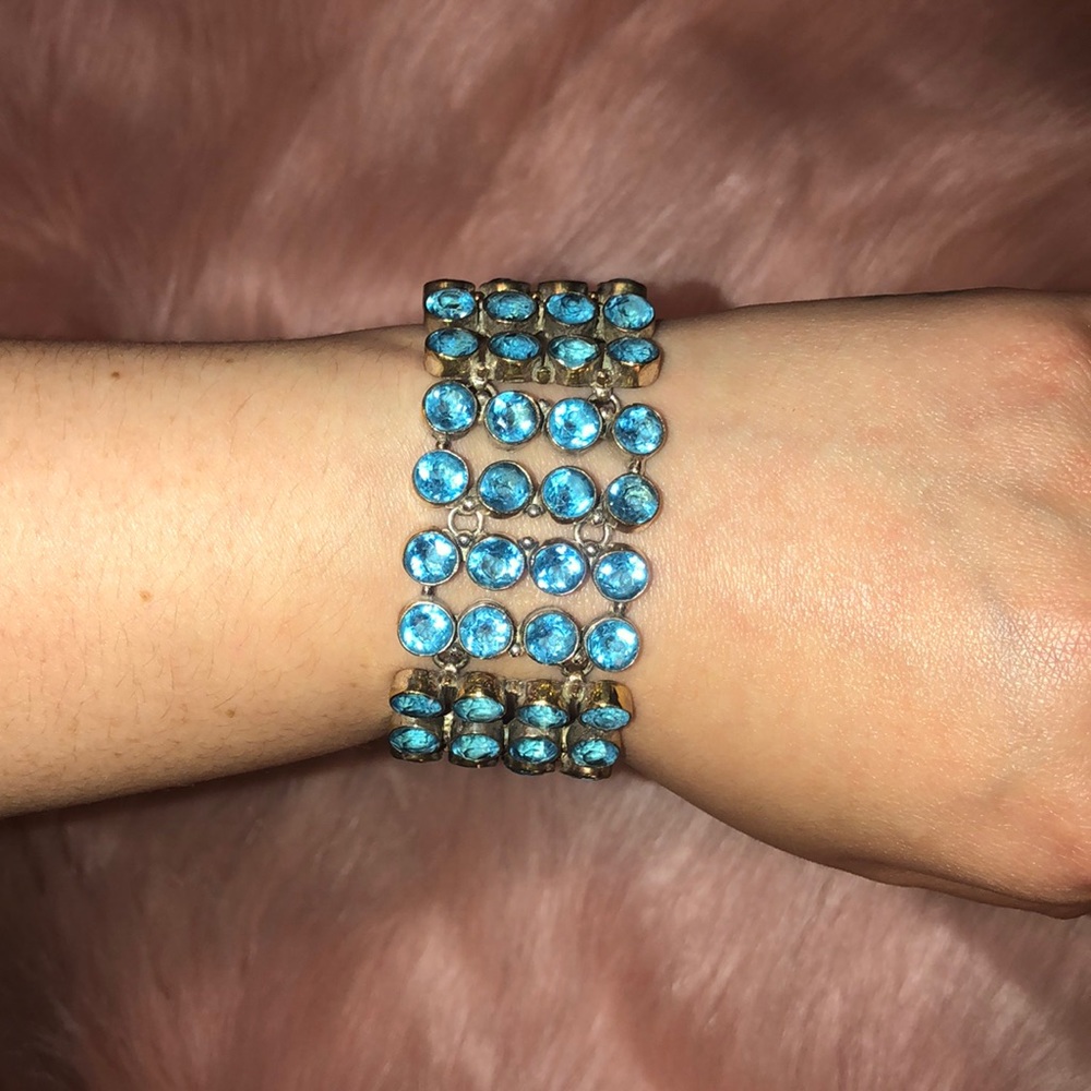 Glass or Gem & Sterling Silver u choose